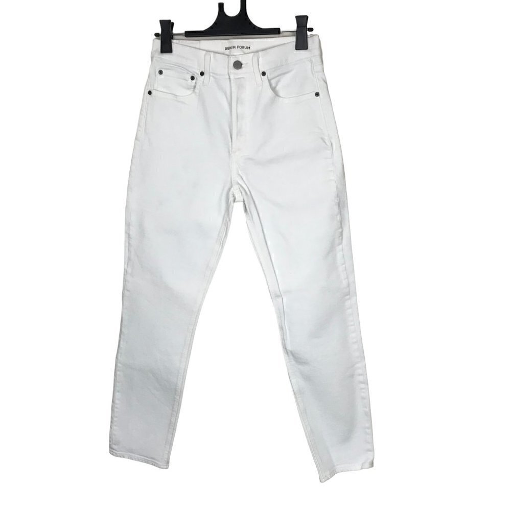 ARITZIA Denim Forum The Yoko High Rise Slim White Jeans Size 27